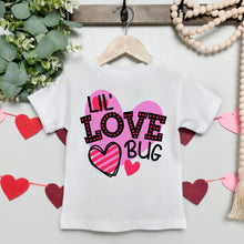 Load image into Gallery viewer, Valentine's Day SVG / Lil' Love Bug / Heart Marquee Letters / Valentine SVG / Cut File / Clip Art / Southern Spark / svg png eps pdf jpg dxf