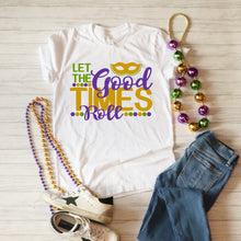 Load image into Gallery viewer, Mardi Gras SVG / Let The Good Times Roll SVG / Mardi Gras Mask SVG / Cut File / Clip Art / Southern Spark / svg png eps pdf jpg dxf