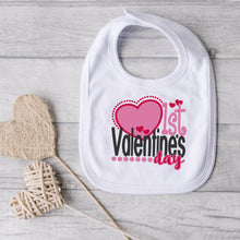 Load image into Gallery viewer, Valentine's Day SVG / Personalized 1st Valentine's Day SVG / Valentine SVG / Cut File / Clip Art / Southern Spark / svg png eps pdf jpg dxf