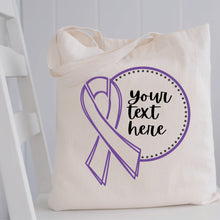 Load image into Gallery viewer, Cancer Awareness Ribbons And Text Circle SVG PNG / Cancer SVG / Add Text / Cut File / Clip Art / Southern Spark / svg png eps dxf