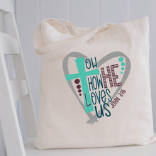 Load image into Gallery viewer, Easter SVG / Oh How He Loves Us / Easter / Cross SVG / Heart / John 3:16 / Cut File / Clip Art / Southern Spark / svg png eps pdf jpg dxf