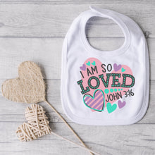 Load image into Gallery viewer, Easter SVG / I Am So Loved / John 3:16 / Easter / God So Loved The World / Cut File / Clip Art / Southern Spark / svg png eps pdf jpg dxf