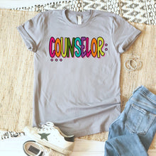 Load image into Gallery viewer, Counselor SVG PNG / School Counselor SVG / Colorful Counselor / School / Cut File / Clip Art / Southern Spark / svg png eps pdf jpg dxf