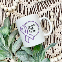 Load image into Gallery viewer, Cancer Awareness Ribbons And Text Circle SVG PNG / Cancer SVG / Add Text / Cut File / Clip Art / Southern Spark / svg png eps dxf