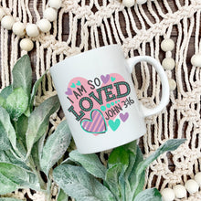 Load image into Gallery viewer, Easter SVG / I Am So Loved / John 3:16 / Easter / God So Loved The World / Cut File / Clip Art / Southern Spark / svg png eps pdf jpg dxf