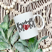Load image into Gallery viewer, Baseball Mom SVG / Baseball Mom PNG / Baseball Season / Baseball SVG / Cut File / Clip Art / Souther Spark / svg png eps pdf jpg dxf