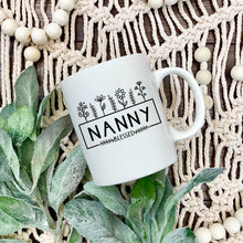 Load image into Gallery viewer, Mother's Day Nanny SVG / Nanny With Flowers SVG / Hand Drawn Flowers / Cut File / Clip Art / Southern Spark / svg png eps pdf jpg dxf