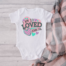 Load image into Gallery viewer, Easter SVG / I Am So Loved / John 3:16 / Easter / God So Loved The World / Cut File / Clip Art / Southern Spark / svg png eps pdf jpg dxf