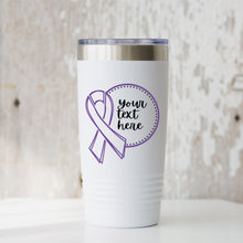 Load image into Gallery viewer, Cancer Awareness Ribbons And Text Circle SVG PNG / Cancer SVG / Add Text / Cut File / Clip Art / Southern Spark / svg png eps dxf