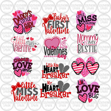 Load image into Gallery viewer, Valentine's Bundle SVG / Little Miss Valentine / Baby's First Valentine SVG / Hearts / Cut File / Southern Spark / svg png eps pdf jpg dxf