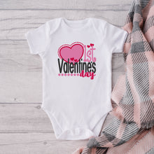 Load image into Gallery viewer, Valentine's Day SVG / Personalized 1st Valentine's Day SVG / Valentine SVG / Cut File / Clip Art / Southern Spark / svg png eps pdf jpg dxf