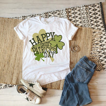 Load image into Gallery viewer, Happy Saint Patrick's Day SVG / Shamrock / St. Patty's Day / Shamrock SVG / Cut File / Clip Art / Southern Spark / svg png eps pdf jpg dxf