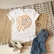 Load image into Gallery viewer, Cancer Awareness SVG / In This Family No One Fights Alone Searching For A Cure SVG / Cut File / Southern Spark / svg png eps pdf jpg dxf