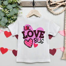 Load image into Gallery viewer, Valentine&#39;s Day SVG / Lil&#39; Love Bug / Heart Marquee Letters / Valentine SVG / Cut File / Clip Art / Southern Spark / svg png eps pdf jpg dxf
