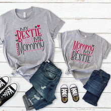 Load image into Gallery viewer, Bundle / Valentine&#39;s Day / My Bestie Calls Me Mommy SVG / Mommy Is My Bestie SVG / Mother&#39;s Day / Southern Spark / svg png eps pdf jpg dxf
