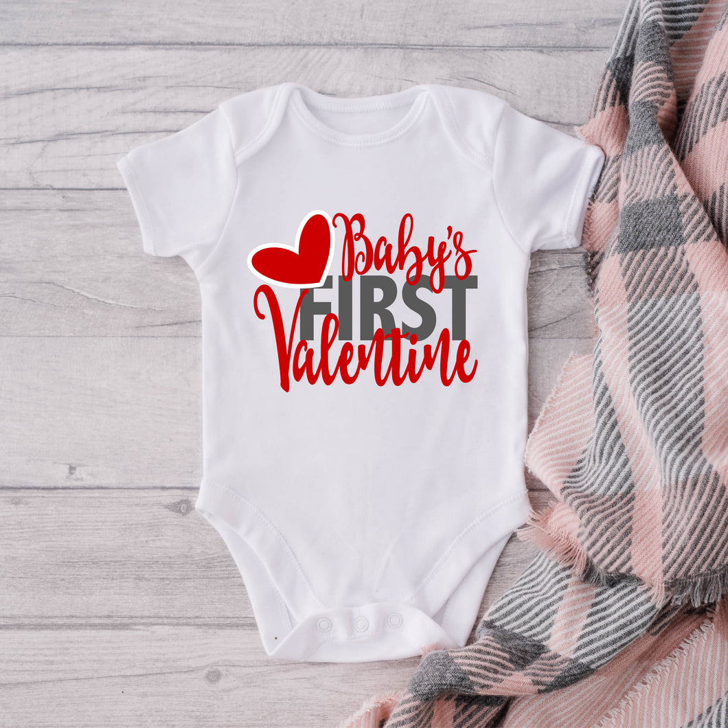 Valentine's Day SVG / Baby's First Valentine SVG / Valentine SVG / Heart / Cut File / Clip Art / Southern Spark / svg png eps pdf jpg