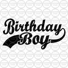 Load image into Gallery viewer, Birthday Boy SVG / Birthday SVG / Birthday Boy Swash SVG / Sporty / Cut File / Clip Art / Southern Spark / svg png eps pdf jpg dxf
