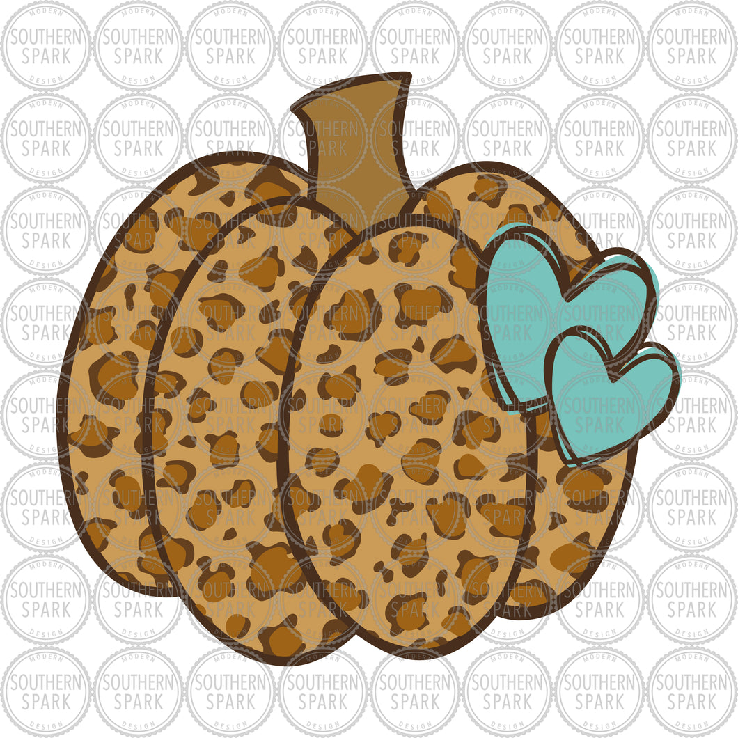 Thanksgiving SVG / Leopard Print Pumpkin SVG / Fall SVG / Autumn / Pumpkin / Cut File / Clip Art / Southern Spark / svg png eps pdf jpg dxf