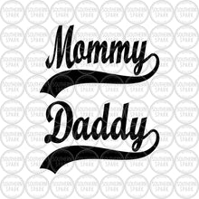 Load image into Gallery viewer, Bundle / Sporty Mommy / Sporty Daddy / Mom And Dad SVG / Mommy SVG / Daddy SVG / Baseball / Cut File / Clip Art / svg png eps pdf jpg dxf
