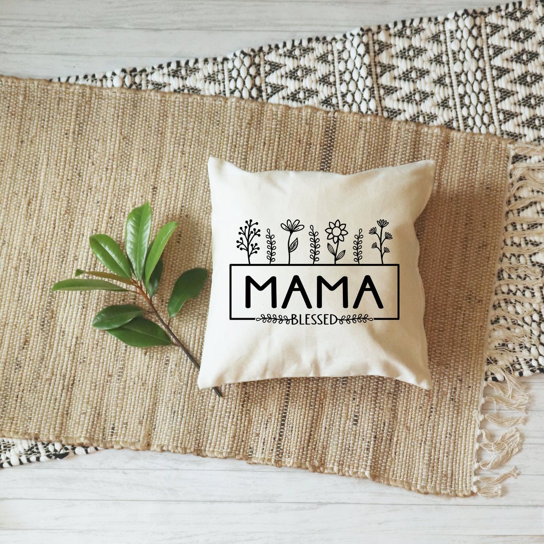 Mother's Day Mama SVG / Mama With Flowers SVG / Hand Drawn Flowers / Cut File / Clip Art / Southern Spark / svg png eps pdf jpg dxf