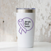 Load image into Gallery viewer, Cancer Awareness Ribbons And Text Circle SVG PNG / Cancer SVG / Add Text / Cut File / Clip Art / Southern Spark / svg png eps dxf
