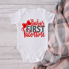 Load image into Gallery viewer, Valentine&#39;s Day SVG / Baby&#39;s First Valentine SVG / Valentine / Bow / Cut File / Clip Art / Southern Spark / svg png eps pdf jpg dxf
